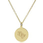 UCF 14K Gold Pendant & Chain Shot #2