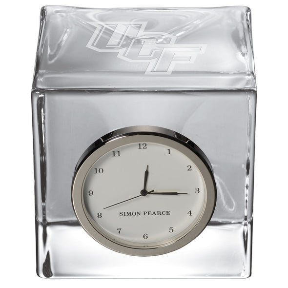 UCF Glass Desk Clock by Simon Pearce Shot #2