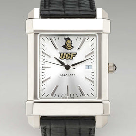 UCF Men&#39;s Collegiate Watch with Leather Strap Shot #1