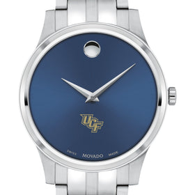 UCF Men's Movado Collection Stainless Steel Watch with Blue Dial Shot #1