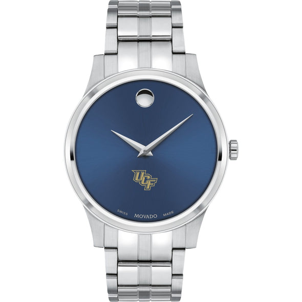 UCF Men's Movado Collection Stainless Steel Watch with Blue Dial Shot #2