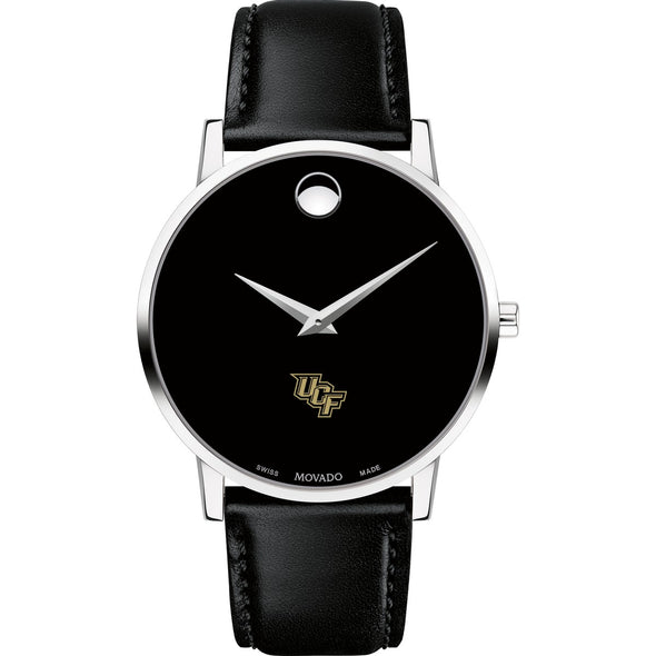 UCF Men&#39;s Movado Museum with Leather Strap Shot #2