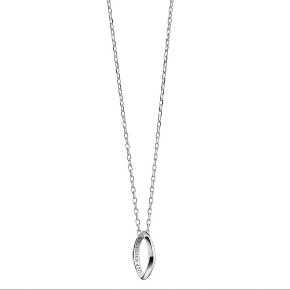 UCF Monica Rich Kosann Poesy Ring Necklace in Silver Shot #2