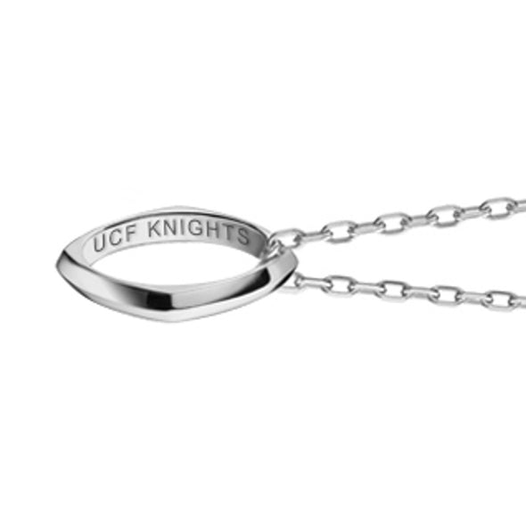 UCF Monica Rich Kosann Poesy Ring Necklace in Silver Shot #3