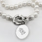 UCF Pearl Necklace with Sterling Silver Charm Shot #2