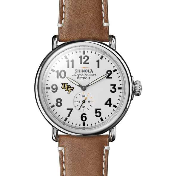 UCF Shinola Watch, The Runwell 47 mm White Dial Shot #2