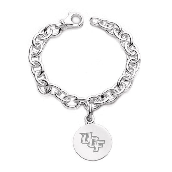 UCF Sterling Silver Charm Bracelet Shot #1