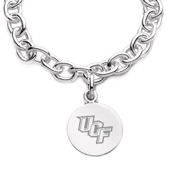 UCF Sterling Silver Charm Bracelet Shot #2