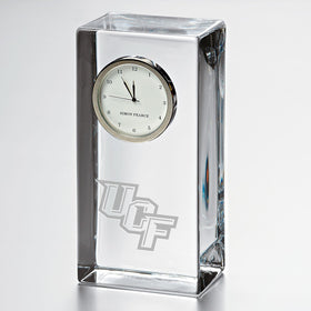 UCF Tall Glass Desk Clock by Simon Pearce Shot #1