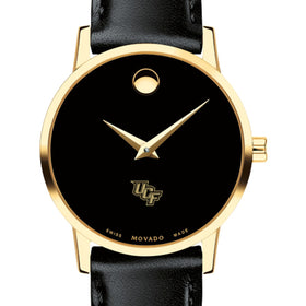 UCF Women&#39;s Movado Gold Museum Classic Leather Shot #1