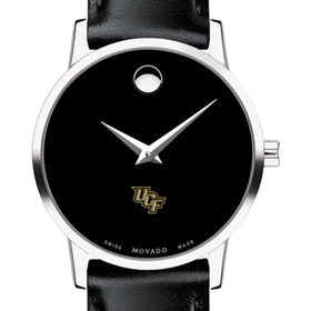 UCF Women&#39;s Movado Museum with Leather Strap Shot #1