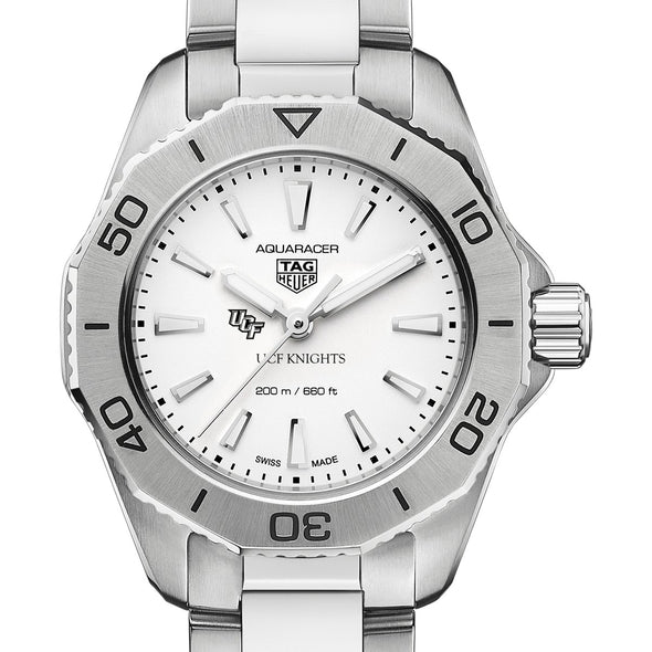 UCF Women&#39;s TAG Heuer Steel Aquaracer with Silver Dial Shot #1