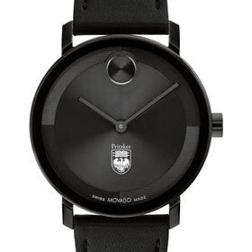 UChicago Pritzker School of Medicine Men's Movado BOLD with Black Leather Strap Shot #1