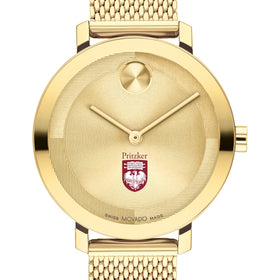 UChicago Pritzker School of Medicine Women's Movado Bold Gold with Mesh Bracelet Shot #1
