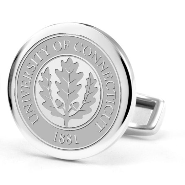 UConn Cufflinks in Sterling Silver Shot #2