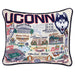UConn Embroidered Pillow