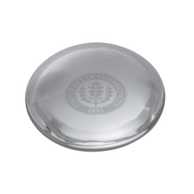 UConn Glass Dome Paperweight by Simon Pearce Shot #1