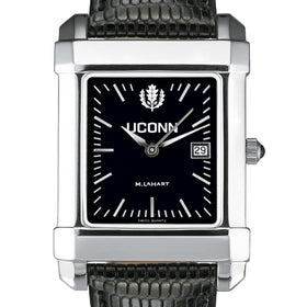 UConn Men's Black Quad with Leather Shot #1