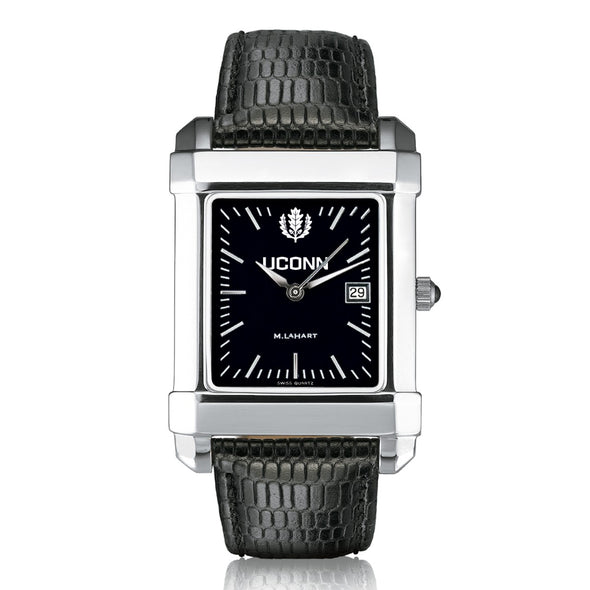 UConn Men's Black Quad with Leather Shot #2