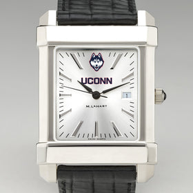 UConn Men&#39;s Collegiate Watch with Leather Strap Shot #1