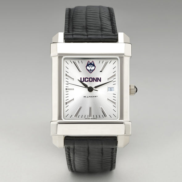 UConn Men's Collegiate Watch with Leather Strap Shot #2