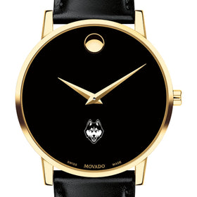 UConn Men&#39;s Movado Gold Museum Classic Leather Shot #1