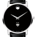 UConn Men's Movado Museum with Leather Strap