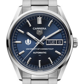 UConn Men's TAG Heuer Carrera Day-Date Automatic with Blue Dial Shot #1