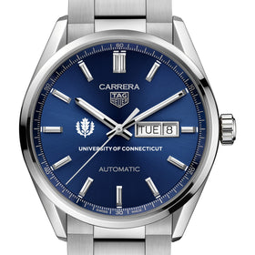UConn Men&#39;s TAG Heuer Carrera with Blue Dial &amp; Day-Date Window Shot #1