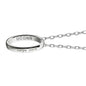 UConn Monica Rich Kosann "Carpe Diem" Poesy Ring Necklace in Silver Shot #3