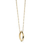 UConn Monica Rich Kosann Poesy Ring Necklace in Gold Shot #2