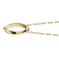 UConn Monica Rich Kosann Poesy Ring Necklace in Gold Shot #3