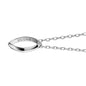 UConn Monica Rich Kosann Poesy Ring Necklace in Silver Shot #3