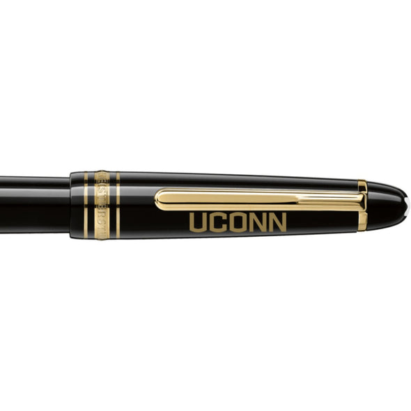 UConn Montblanc Meisterstück Classique Fountain Pen in Gold Shot #2