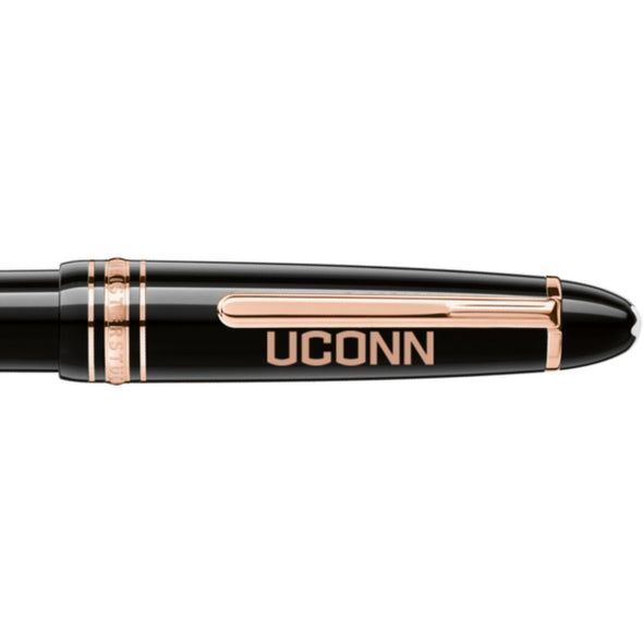 UConn Montblanc Meisterstück LeGrand Ballpoint Pen in Red Gold Shot #2