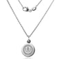 UConn Necklace with Charm in Sterling Silver Shot #2