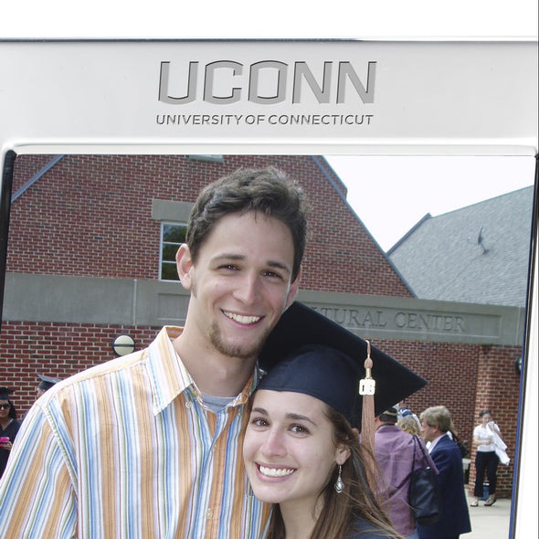 UConn Polished Pewter 5x7 Picture Frame Shot #2