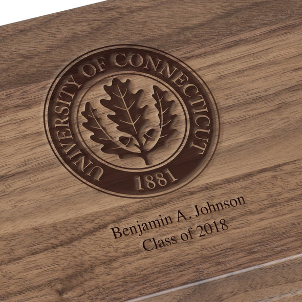 UConn Solid Walnut Desk Box Shot #2