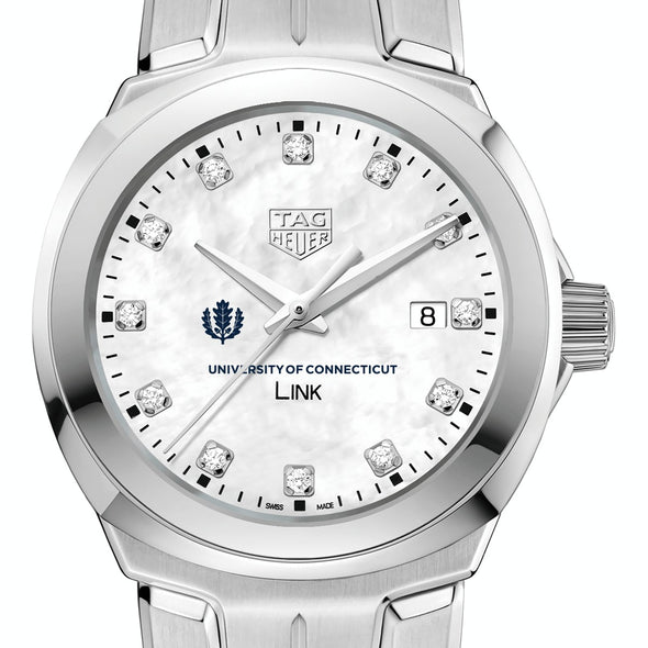 UConn TAG Heuer Diamond Dial LINK for Women Shot #1