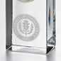 UConn Tall Glass Desk Clock by Simon Pearce Shot #2