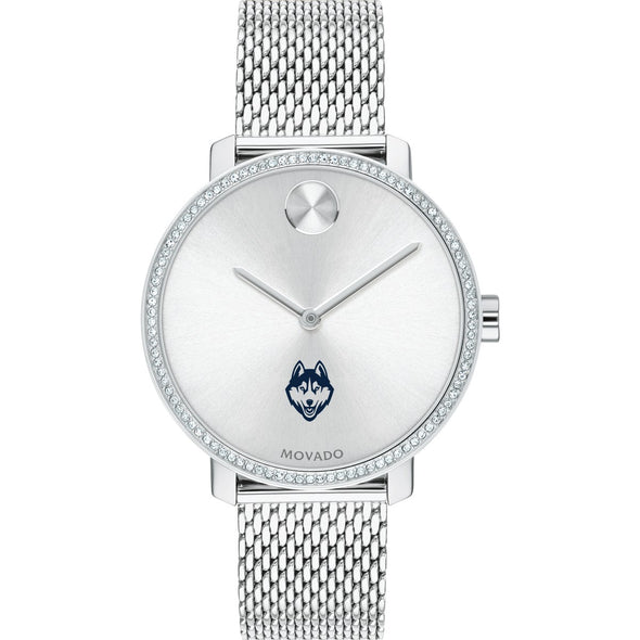 UConn Women's Movado Bold with Crystal Bezel & Mesh Bracelet Shot #2