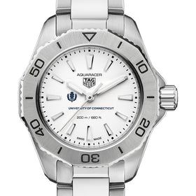 UConn Women&#39;s TAG Heuer Steel Aquaracer with Silver Dial Shot #1