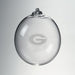 UGA Glass Ornament by Simon Pearce