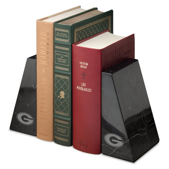 UGA Marble Bookends by M.LaHart Shot #1