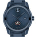 UGA Men's Movado BOLD Blue Ion with Date Window