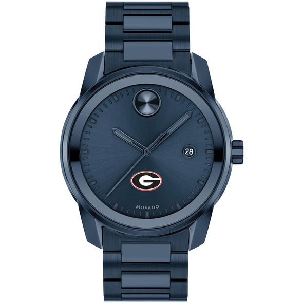 UGA Men's Movado BOLD Blue Ion with Date Window Shot #2