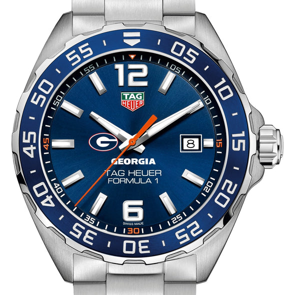 UGA Men's TAG Heuer Formula 1 with Blue Dial & Bezel Shot #1