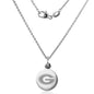 UGA Necklace with Charm in Sterling Silver Shot #2