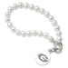 UGA Pearl Bracelet with Sterling Silver Charm