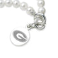 UGA Pearl Bracelet with Sterling Silver Charm Shot #2